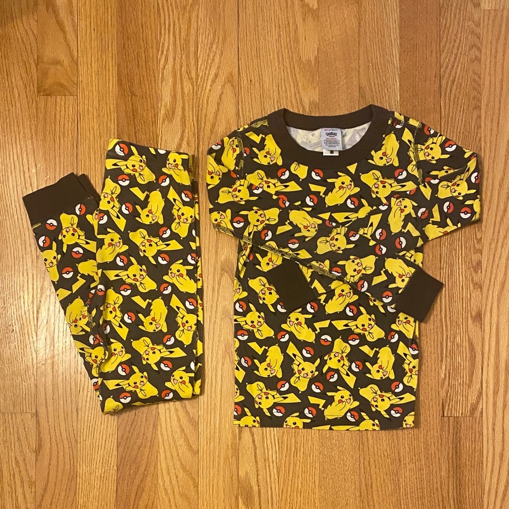 Hanna Andersson Pokemon Pikachu Kids Pajama Set